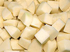 Batata Descascada Cubos